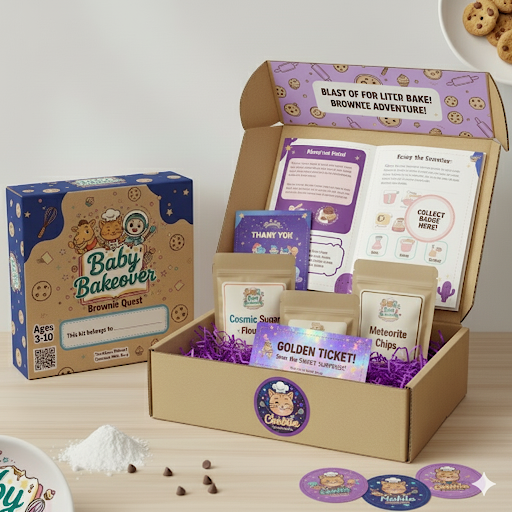 Brownie Quest – Baking Adventure Kit (Ages 3–10)
